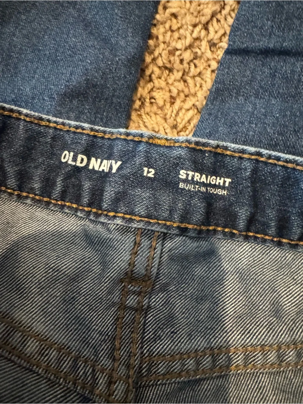 Old Navy Men's Dark Blue Straight Jeans